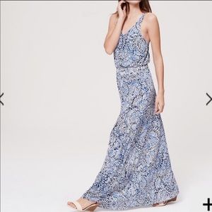 Loft strappy maxi dress